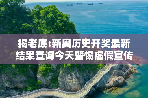 揭老底:新奥历史开奖最新结果查询今天警惕虚假宣传-全面释义