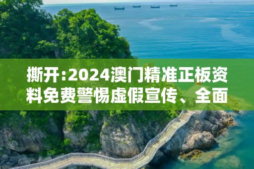 撕开:2024澳门精准正板资料免费警惕虚假宣传、全面解答