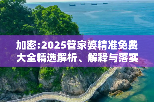 加密:2025管家婆精准免费大全精选解析、解释与落实