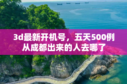 3d最新开机号，五天500例从成都出来的人去哪了