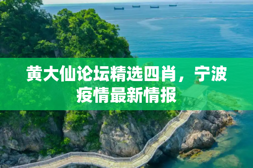 黄大仙论坛精选四肖，宁波疫情最新情报