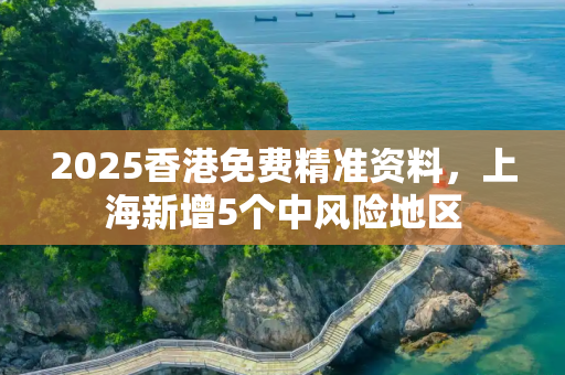2025香港免费精准资料，上海新增5个中风险地区