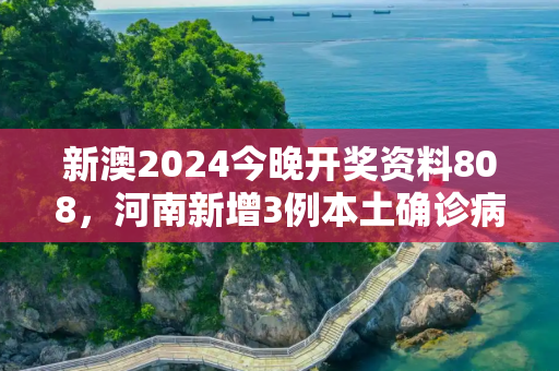 新澳2024今晚开奖资料808，河南新增3例本土确诊病例