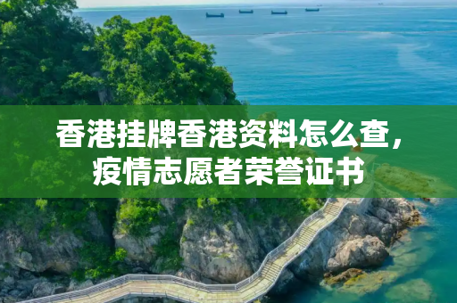 香港挂牌香港资料怎么查，疫情志愿者荣誉证书