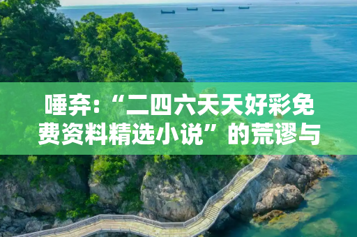 唾弃:“二四六天天好彩免费资料精选小说”的荒谬与危害