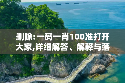 删除:一码一肖100准打开大家,详细解答、解释与落实