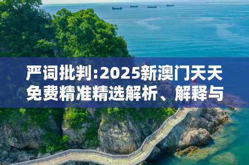 严词批判:2025新澳门天天免费精准精选解析、解释与落实