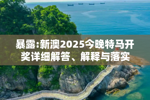 暴露:新澳2025今晚特马开奖详细解答、解释与落实