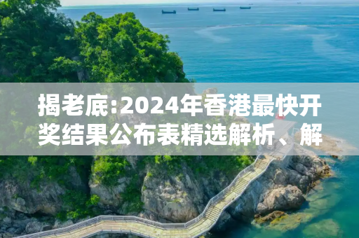 揭老底:2024年香港最快开奖结果公布表精选解析、解释与落实