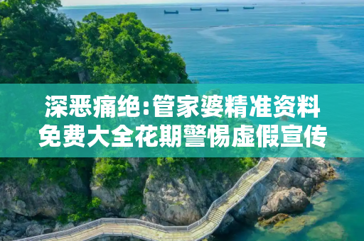 深恶痛绝:管家婆精准资料免费大全花期警惕虚假宣传、全面解答与解释