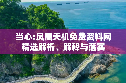 当心:凤凰天机免费资料网精选解析、解释与落实