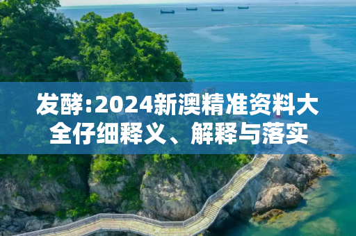 发酵:2024新澳精准资料大全仔细释义、解释与落实