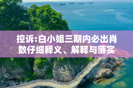 控诉:白小姐三期内必出肖数仔细释义、解释与落实
