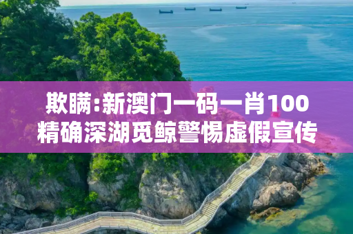 欺瞒:新澳门一码一肖100精确深湖觅鲸警惕虚假宣传-全面释义