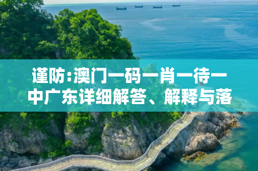 谨防:澳门一码一肖一待一中广东详细解答、解释与落实