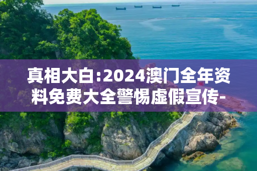 真相大白:2024澳门全年资料免费大全警惕虚假宣传-全面释义