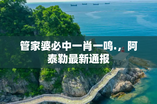 管家婆必中一肖一鸣.，阿泰勒最新通报
