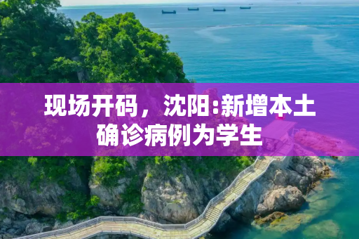 现场开码，沈阳:新增本土确诊病例为学生